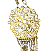 Monet Gold Tree of Life Filigree Pendant Necklace