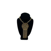 Monet Gold Tree of Life Filigree Pendant Necklace