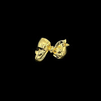 Monet Large Gold Three - Dimensional Bow Vintage Brooch Pin - 24 Wishes Vintage Jewelry