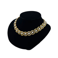 Napier Gold Curb Chain Pearl Necklace Vintage Statement Choker Necklaces & Pendants 24 Wishes Vintage Jewelry