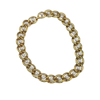 Napier Gold Curb Chain Pearl Necklace Vintage Statement Choker Necklaces & Pendants 24 Wishes Vintage Jewelry