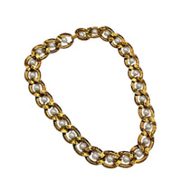 Napier Gold Curb Chain Pearl Necklace Vintage Statement Choker Necklaces & Pendants 24 Wishes Vintage Jewelry