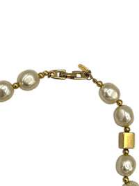 Napier Long Pearl Gold Bead Layering Necklace - 24 Wishes Vintage Jewelry