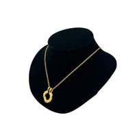 Nolan Miller Classic Gold Rhinestone Necklace Long Chain 24 Wishes Vintage Jewelry