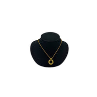 Nolan Miller Classic Gold Rhinestone Necklace Long Chain 24 Wishes Vintage Jewelry