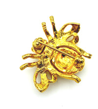 Petite Gold Joan Rivers Classic Bee Brooch - 24 Wishes Vintage Jewelry