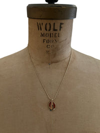 Pierre Cardin Enamel Pendant Layering Chain Vintage Necklace - 24 Wishes Vintage Jewelry