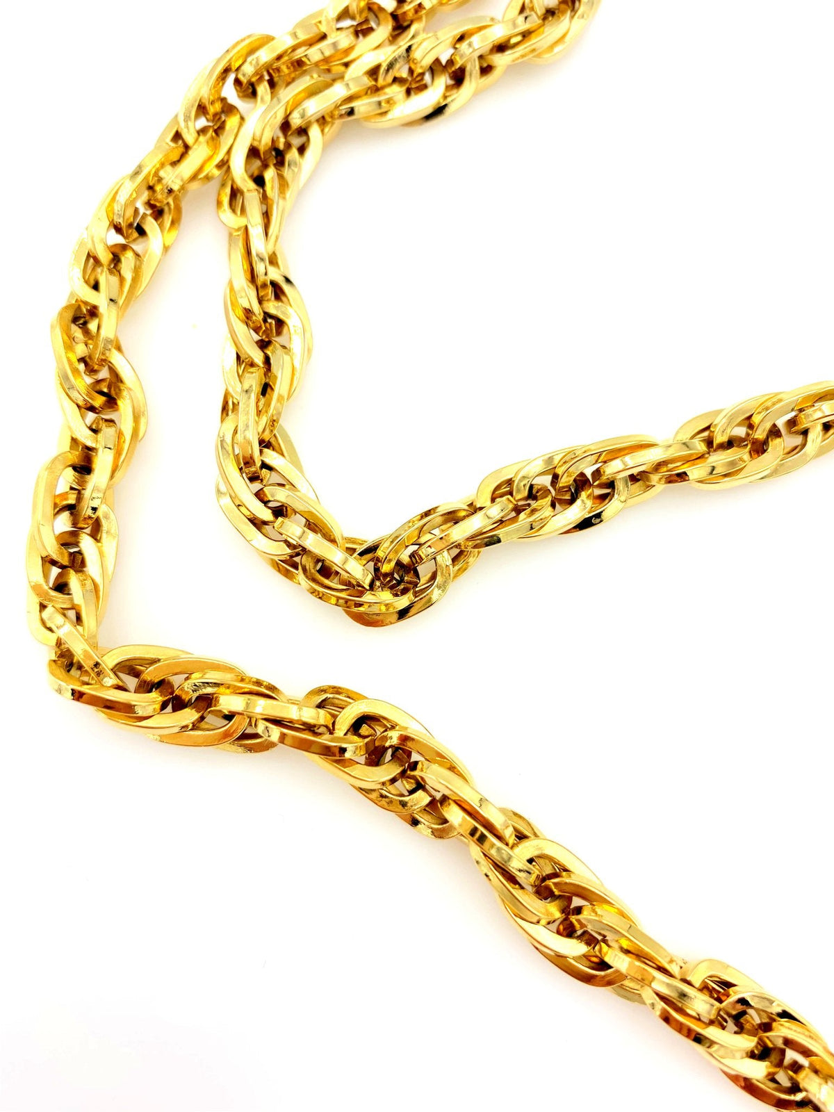 Pierre Cardin Gold Long Layering Chain Vintage Necklace - 24 Wishes Vintage Jewelry