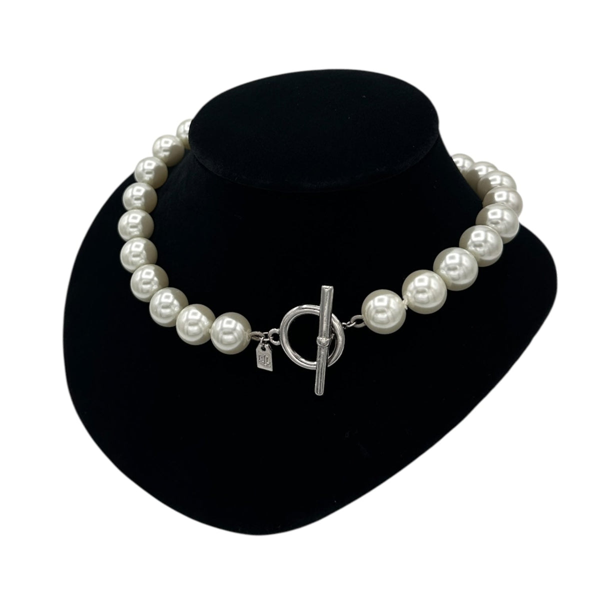 Necklaces & PendantsRalph Lauren RRL Large Faux Pearl Classic Necklace with Toggle Closure