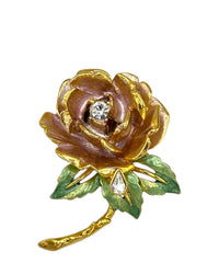 RJ Graziano Princess Diana England's Rose 1997 Vintage Brooch - 24 Wishes Vintage Jewelry