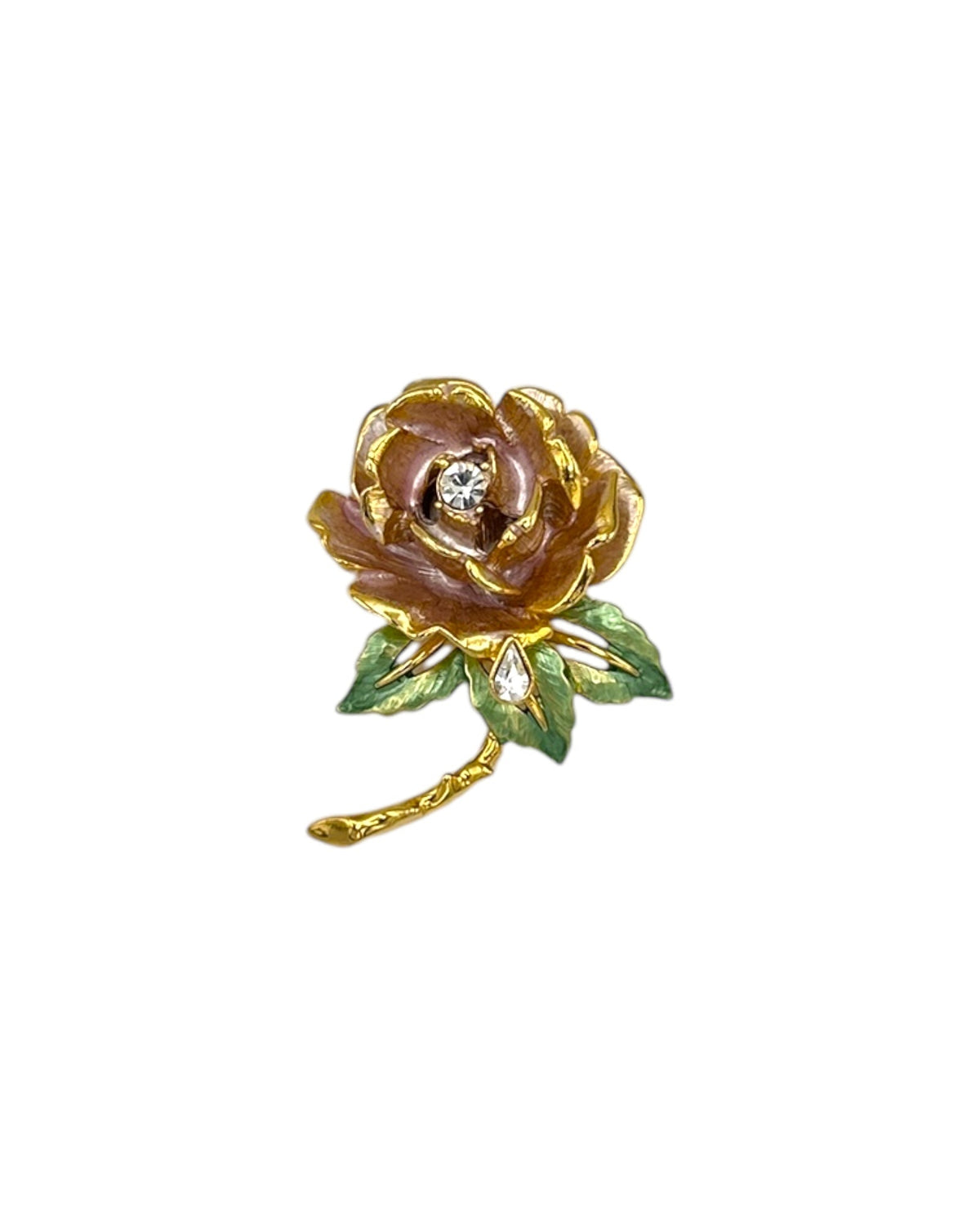 RJ Graziano Princess Diana England's Rose 1997 Vintage Brooch - 24 Wishes Vintage Jewelry