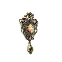 Sarah Coventry Pink Victorian Revival Vintage Brooch - 24 Wishes Vintage Jewelry