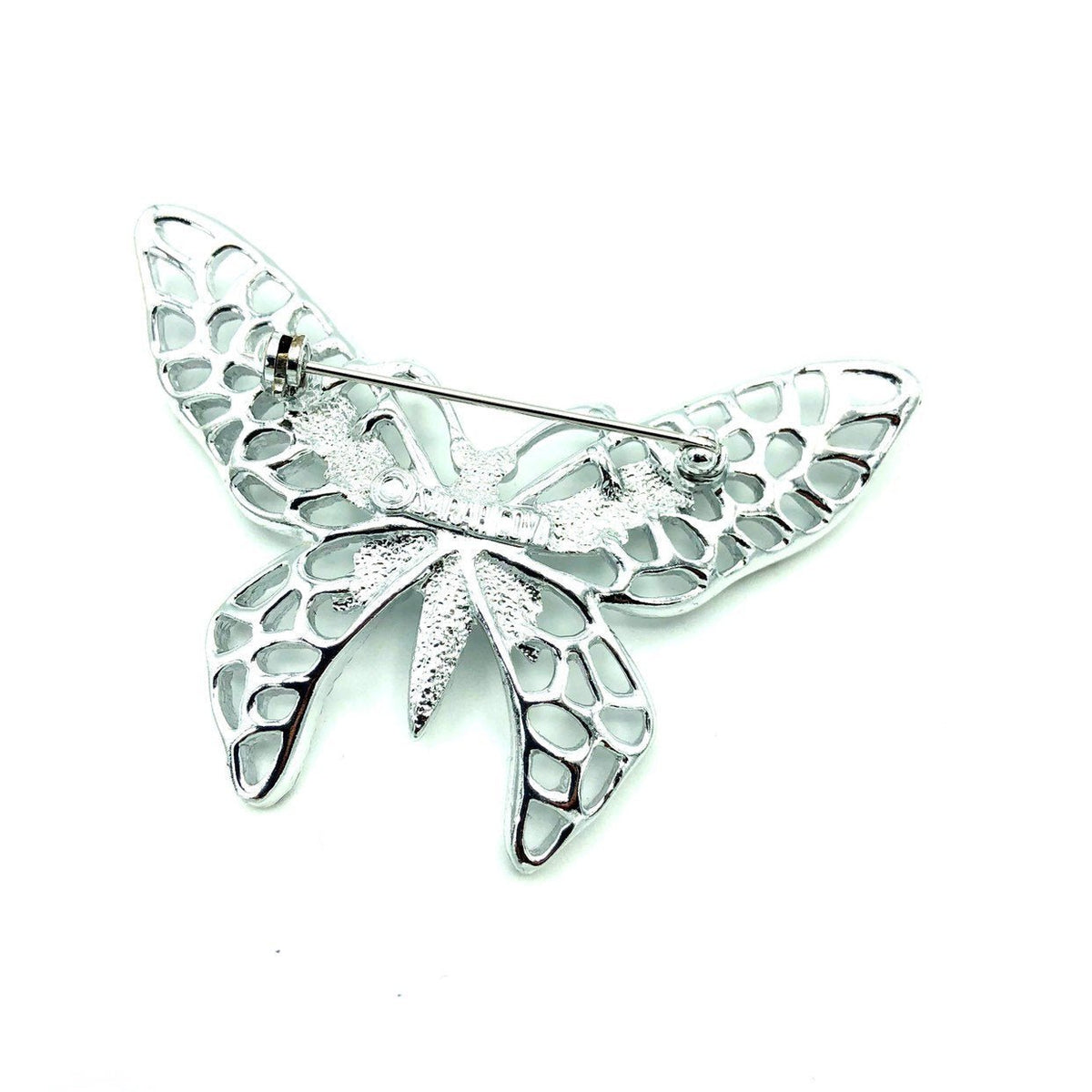 Sarah Coventry Silver & Gold Butterfly Brooch Set - 24 Wishes Vintage Jewelry