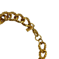 Necklaces & PendantsSigned Monet Gold Twisted Link Long Layering Chain Necklace
