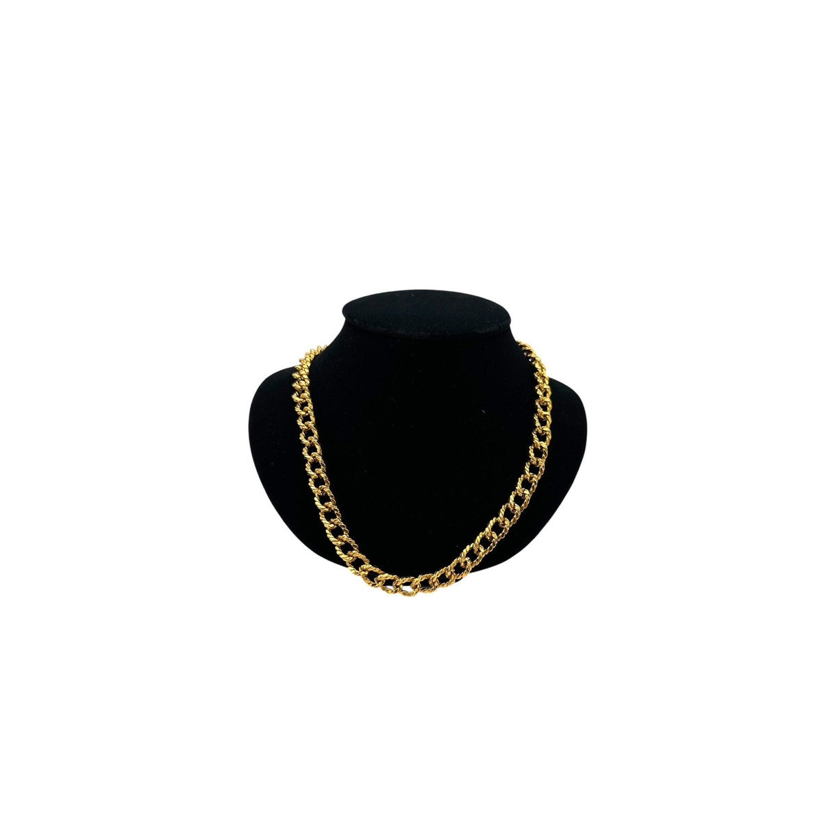 Necklaces & PendantsSigned Monet Gold Twisted Link Long Layering Chain Necklace