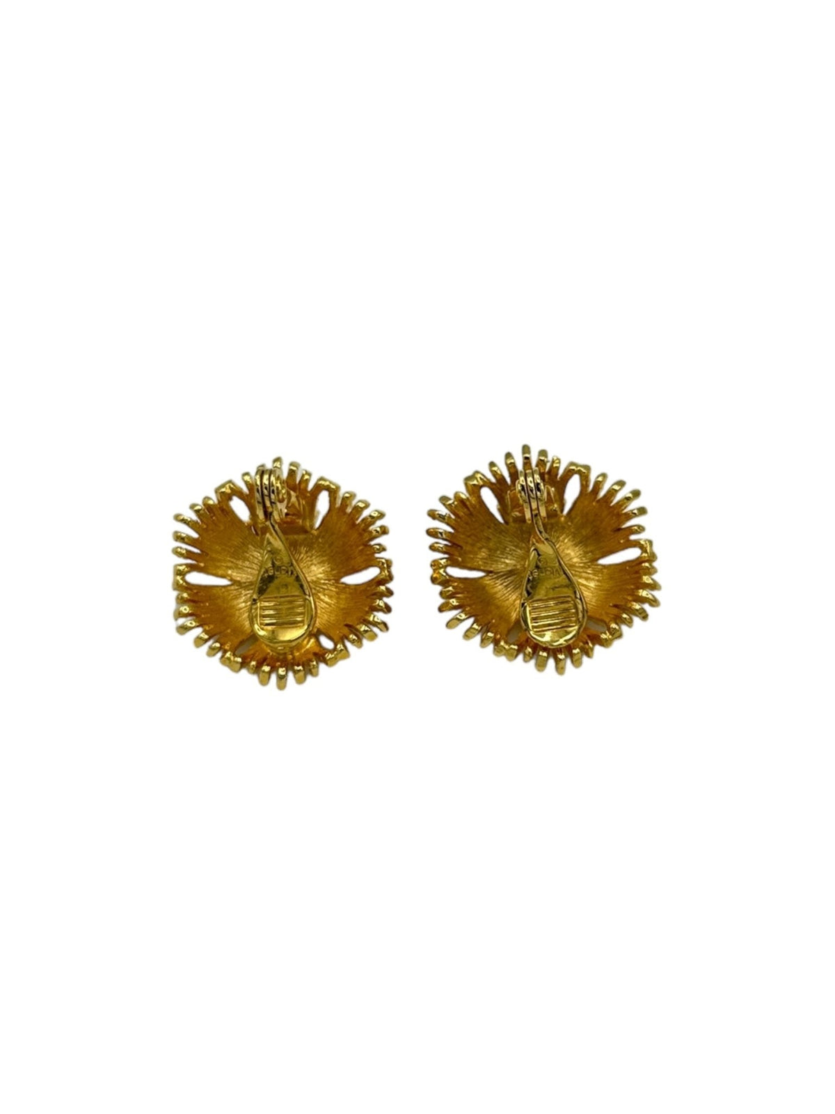 Signed Monet Vintage Jewelry Cordelia Clip - On Earrings - 24 Wishes Vintage Jewelry