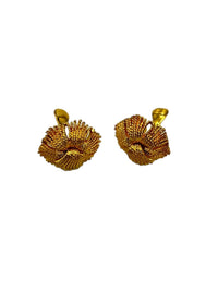 Signed Monet Vintage Jewelry Cordelia Clip - On Earrings - 24 Wishes Vintage Jewelry