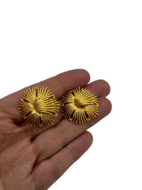 Signed Monet Vintage Jewelry Cordelia Clip - On Earrings - 24 Wishes Vintage Jewelry