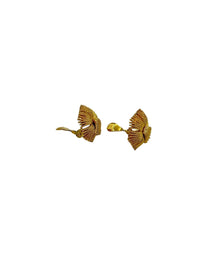 Signed Monet Vintage Jewelry Cordelia Clip - On Earrings - 24 Wishes Vintage Jewelry