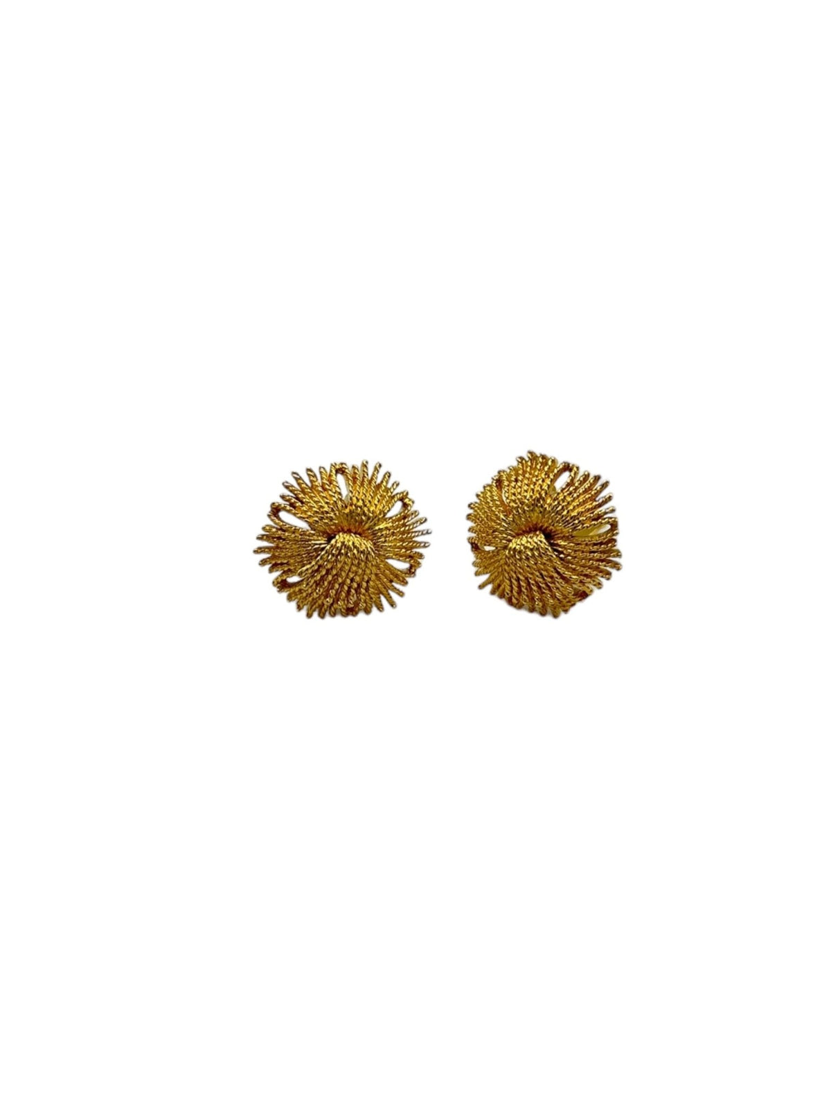 Signed Monet Vintage Jewelry Cordelia Clip - On Earrings - 24 Wishes Vintage Jewelry