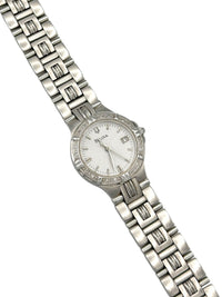 Silver Classic Bulova Stainless Steel Diamond Accent Watch C867878 - 24 Wishes Vintage Jewelry