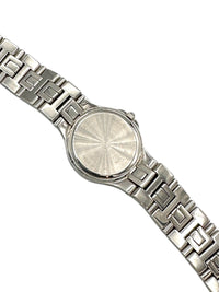Silver Classic Bulova Stainless Steel Diamond Accent Watch C867878 - 24 Wishes Vintage Jewelry