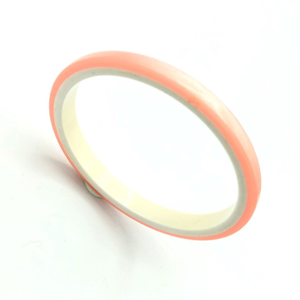 Soft Pink Lucite Vintage Bangle Bracelets - 24 Wishes Vintage Jewelry