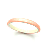 Soft Pink Lucite Vintage Bangle Bracelets - 24 Wishes Vintage Jewelry