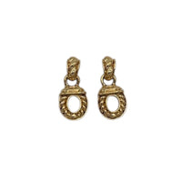 EarringsSt. John Gold - Plated Cable Dangle Pierced Earrings