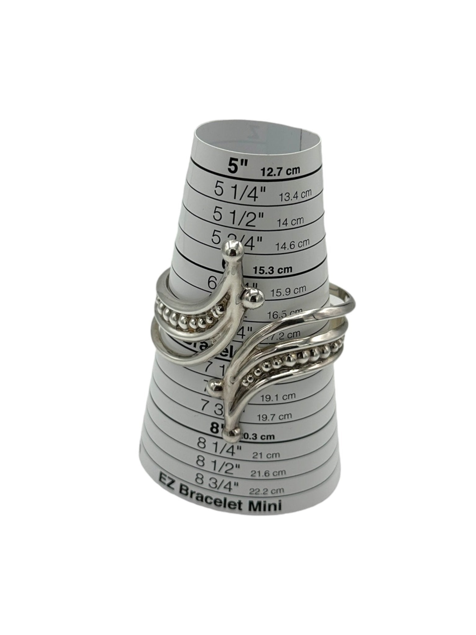 Taxco Mexico TH-105 Sterling Silver Southwestern Hinge Cuff