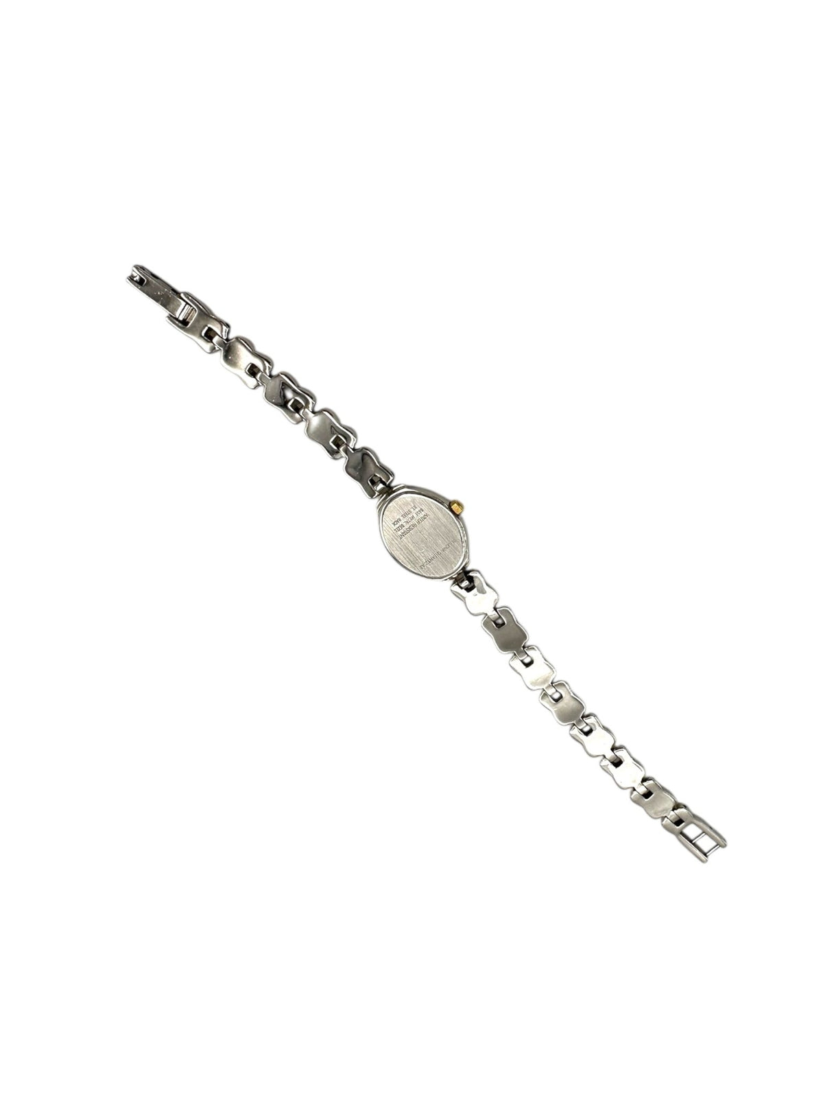 Textured Silver Classic Caravelle by Bulova Dainty Watch - 24 Wishes Vintage Jewelry