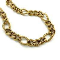 Trifari Gold Chunky Vintage Layering Necklace - 24 Wishes Vintage Jewelry