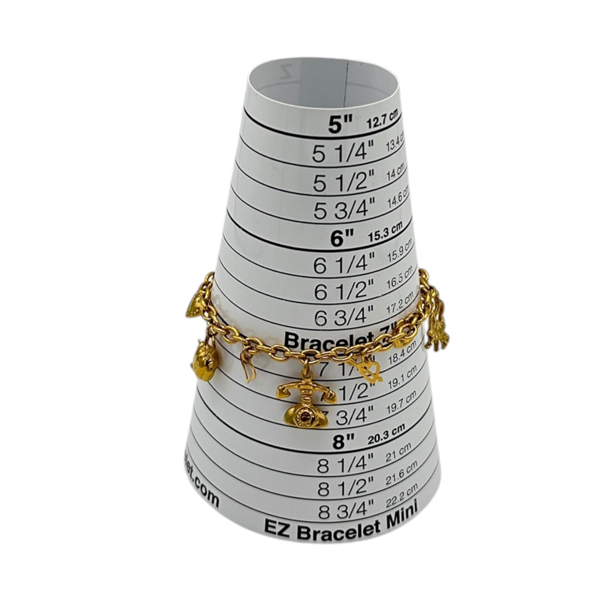 Trifari Gold Novelty Vintage Charm Bracelet 24 Wishes Vintage Jewelry