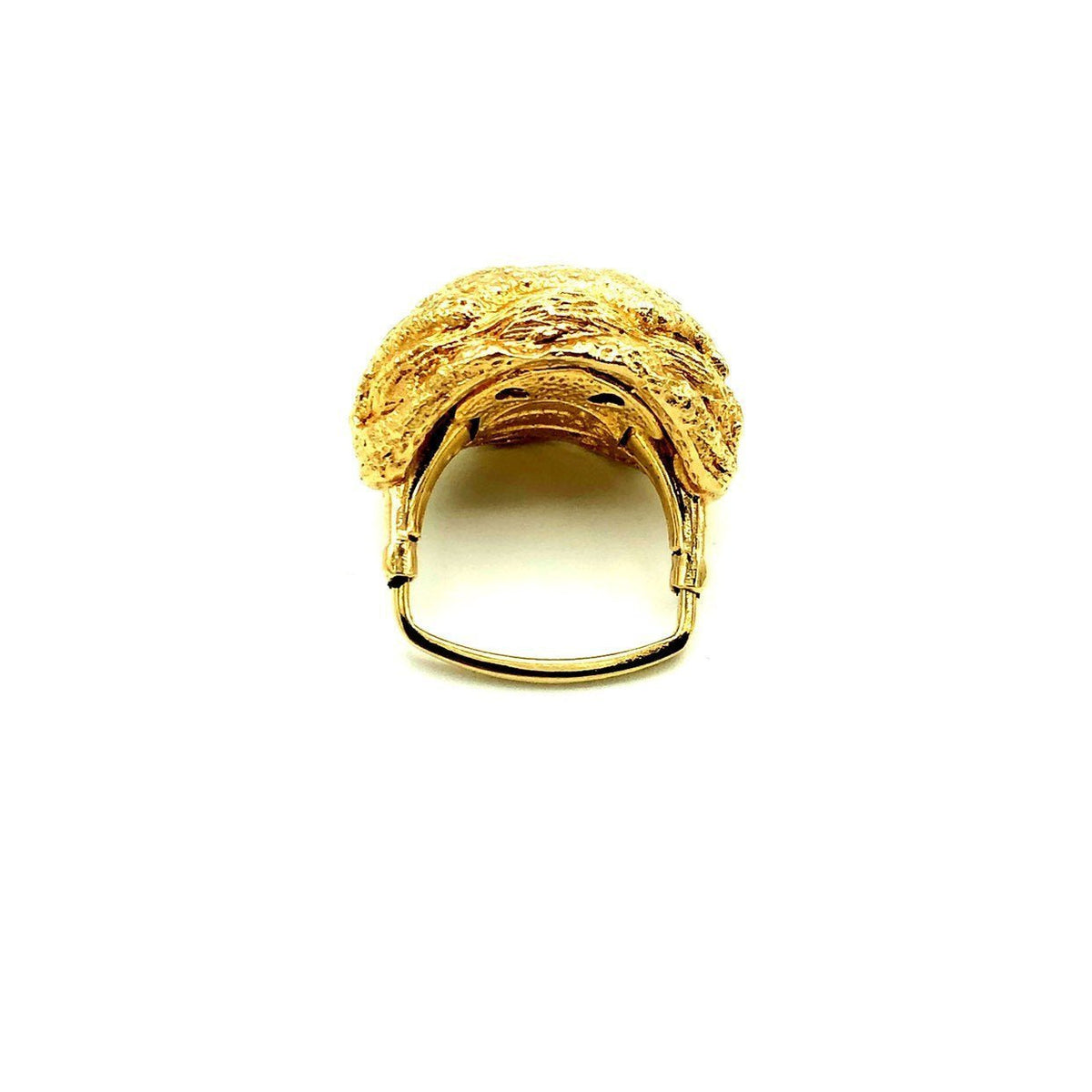 Vendome Gold Nugget Vintage Cocktail Ring - 24 Wishes Vintage Jewelry