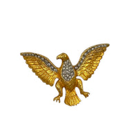 Brooches & PinsVintage 1960s Les Bernard Gold Patriotic Eagle Brooch