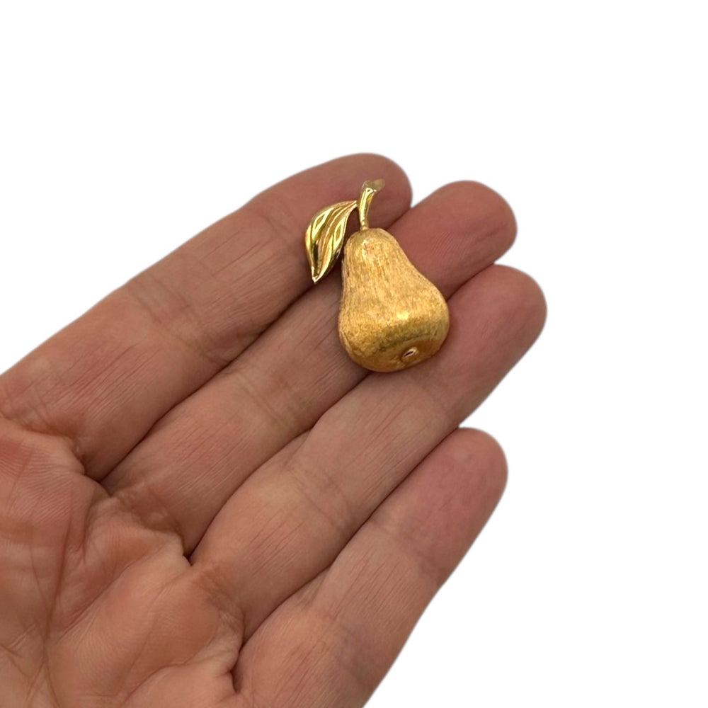Brooches & PinsVintage 1960s Trifari Gold Petite Pear Scatter Pin