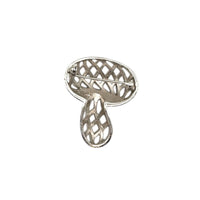 Brooches & PinsVintage 1960s Trifari Silver Mushroom Textured Brooch