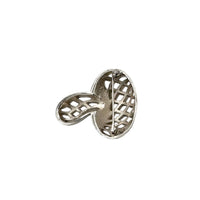 Brooches & PinsVintage 1960s Trifari Silver Mushroom Textured Brooch