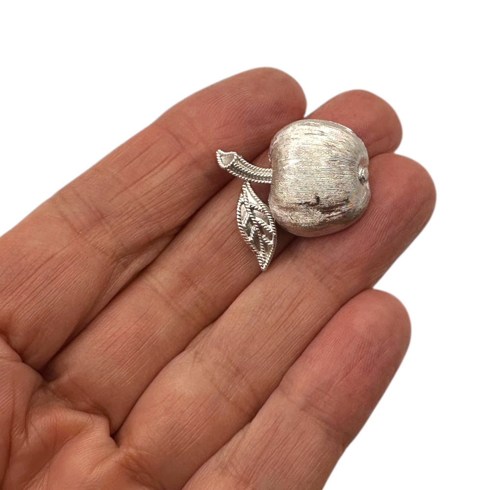 Brooches & PinsVintage 1960s Trifari Silver Petite Apple Scatter Pin