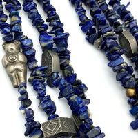 Vintage Alice Kuo Blue Lapis Lazuli Multi - Strand Beads Necklace - 24 Wishes Vintage Jewelry