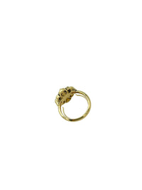 Vintage Avon Emerald Green Victorian Style Ring - 24 Wishes Vintage Jewelry