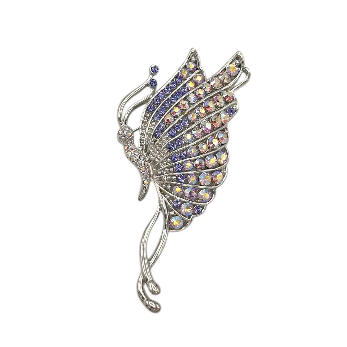 Brooches & PinsVintage Camrose Kross JBK Butterfly Rhinestone Statement Brooch