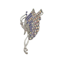 Brooches & PinsVintage Camrose Kross JBK Butterfly Rhinestone Statement Brooch