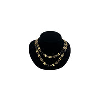 Necklaces & PendantsVintage Camrose Kross JBK Gold Mariner Chain with Black Enamel