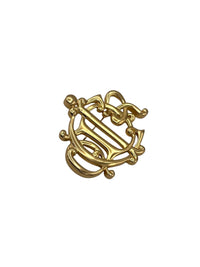 Vintage Christian Dior Monogram Brooch - 24 Wishes Vintage Jewelry