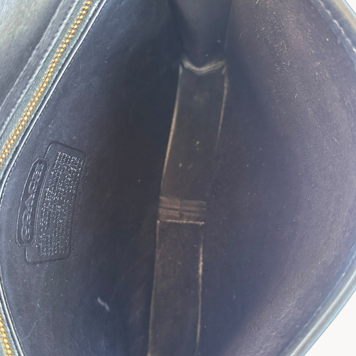 AccessoriesVintage Coach Black Saddle Buckle Pouch Shoulder Bag NYC USA Medium