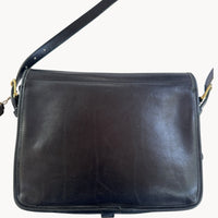 AccessoriesVintage Coach Black Saddle Buckle Pouch Shoulder Bag NYC USA Medium