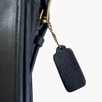 AccessoriesVintage Coach Black Saddle Buckle Pouch Shoulder Bag NYC USA Medium