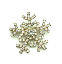 Vintage Eisenberg Ice Snowflake Brooch - 24 Wishes Vintage Jewelry