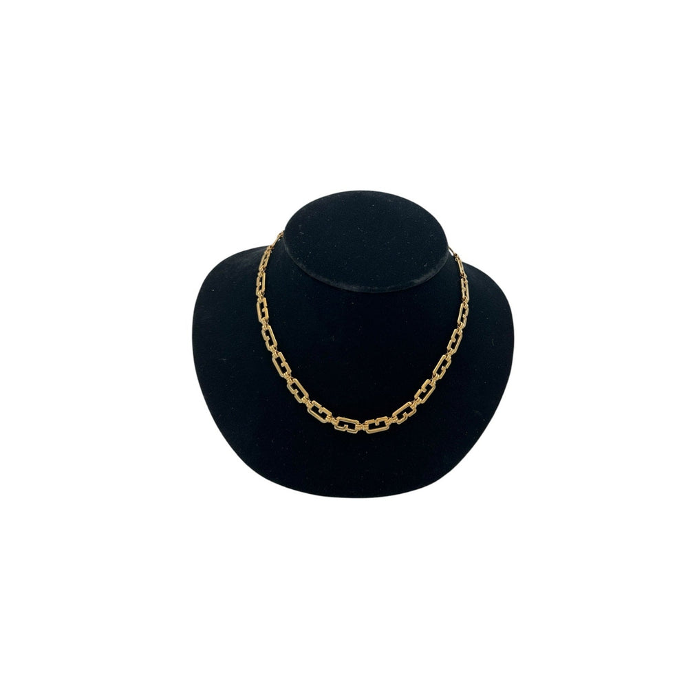 Necklaces & PendantsVintage Givenchy Gold Logo Chain Necklace
